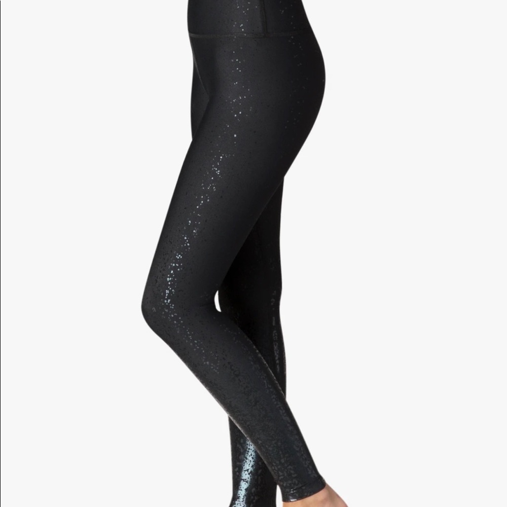 Beyond Yoga ombré metallic leggings